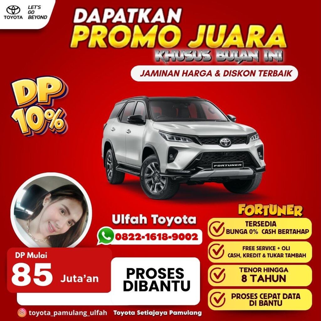 Promo Fortuner Toyota Tangsel