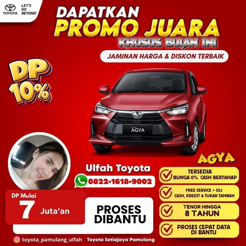 promo toyota agya 2024